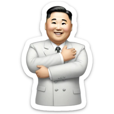 Kim jun un applauds sticker