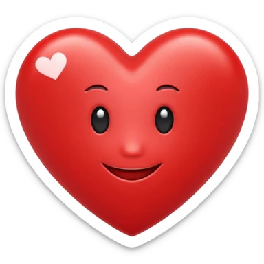 Smiling heart with the words: “I love my QSI Family sticker