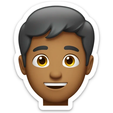 i want a talking emoji of a young energetic man talking and explaining something sticker