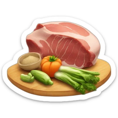 meat-and-two-veg sticker
