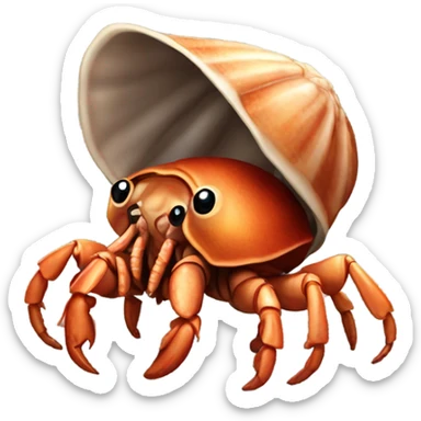 Hermit crab  sticker