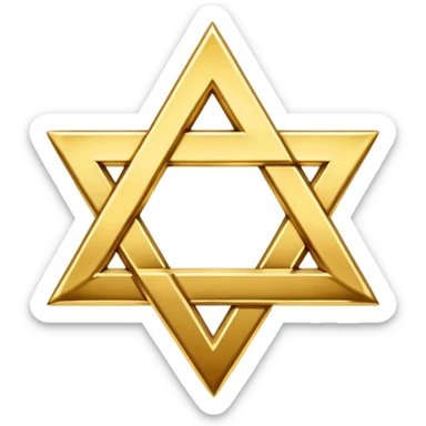 jew symbol with NO! writing  sticker