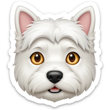 West highland terrier  sticker
