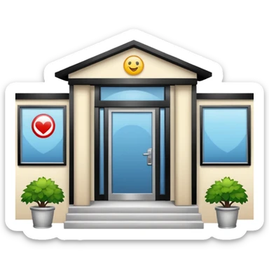 rehabilitation clinic entrance sticker