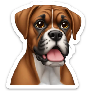 Boxer sticker