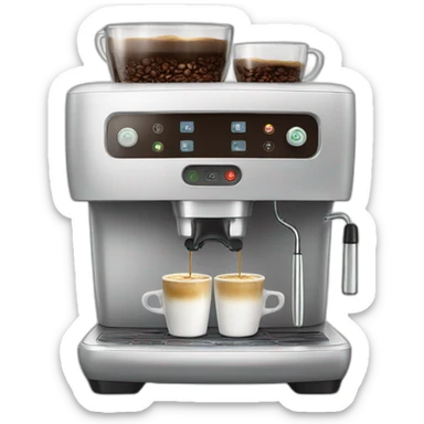 coffee machine italian classic sticker