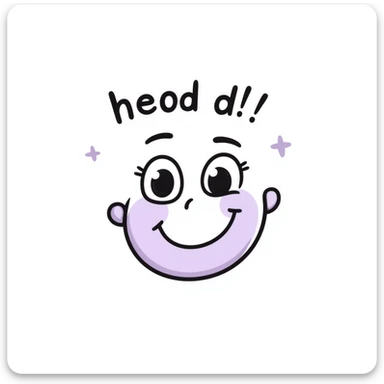 soft lilac smiley face with 'hehe' above its head, hand-drawn in chalk style, rough doodle-like texture, pastel chalk on a dark surface, aesthetic and emotional, suitable for a Telegram channel sticker