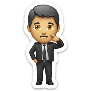 Calling long distance  sticker