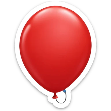 Balloon sticker