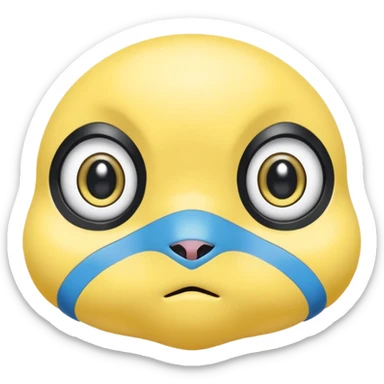 Uxie-Pokémon, full body sticker