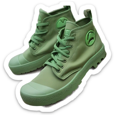 Original Palladium pampa Mens Low Green Low Low Low flat flat flat sticker