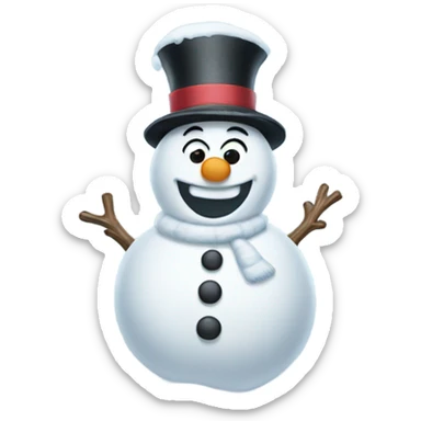 Frosty the snowman  sticker
