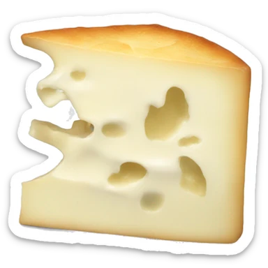 Brie cheese sticker