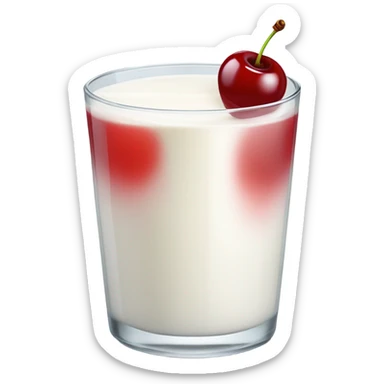 milk+cherry sticker