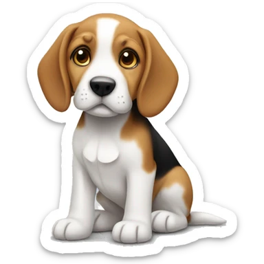 Beagle puppy  sticker