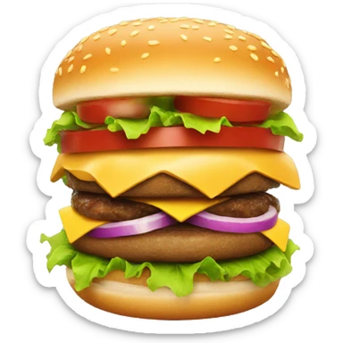 Burger  sticker