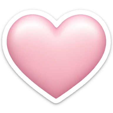 babypink heart sticker