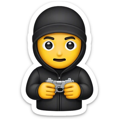 Robber emoji  sticker