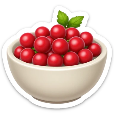 berry in bowl sticker