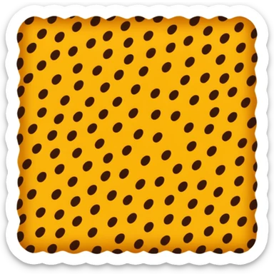 Leopard print love sticker