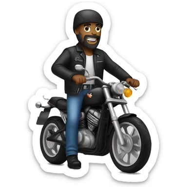Biker sticker