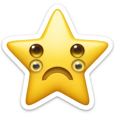 yellow emoji with star eyes and tongue to the right sticker