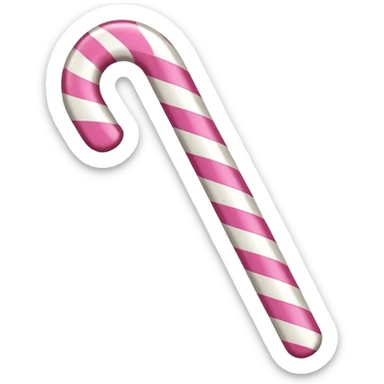 PINK CANDY CANE sticker
