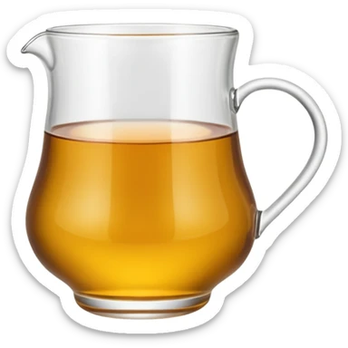 A traditional Turkish/Azerbaijani pear-shaped tea glass.” Generate an emoji for sending in text sticker