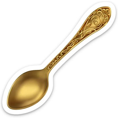 Replace twitter symbol with a golden spoon sticker