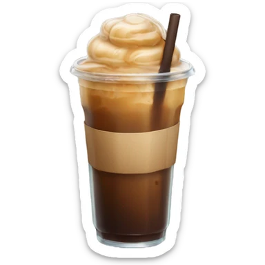 Iced coffee sticker