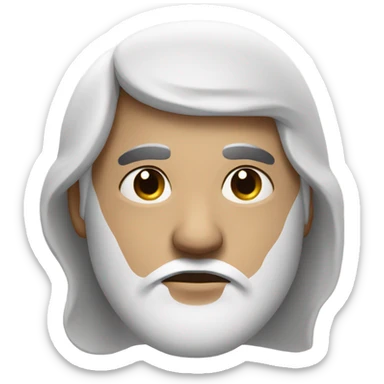 Shepherd half tri face half white face white with black spot over one eye sticker