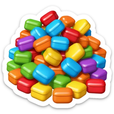 Candy sticker