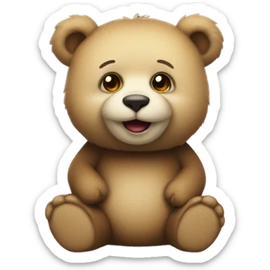 Un petit ours sticker