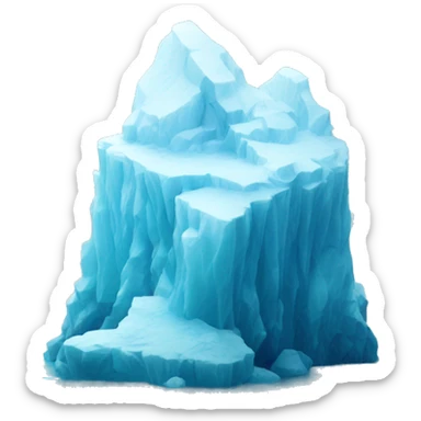 iceberg underwater sticker