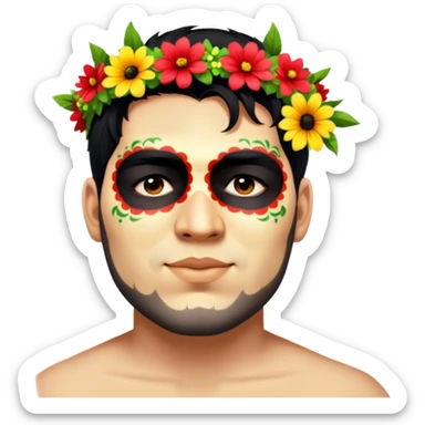Flower-Crowned Dancer sticker