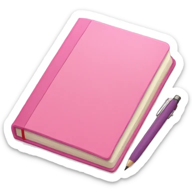Pink Notebook  sticker