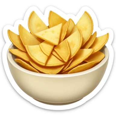 cheaps snack in a bowl sticker