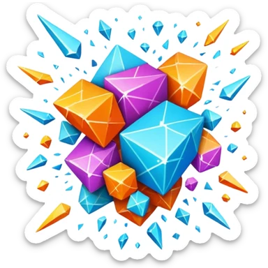 Block blast sticker