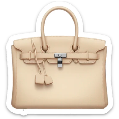 beige birkin sticker