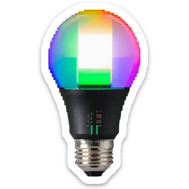 Philips Hue color-changing smart bulb with wireless connectivity sticker