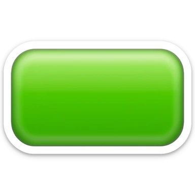 green  rectangule button sticker