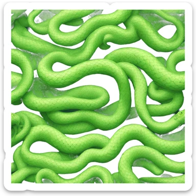 serpente nero sticker