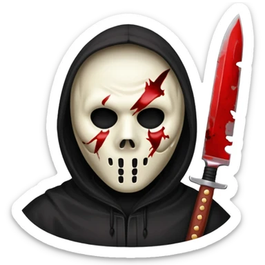 ghostface killer  sticker