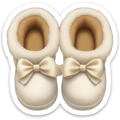 ugg with bow sticker