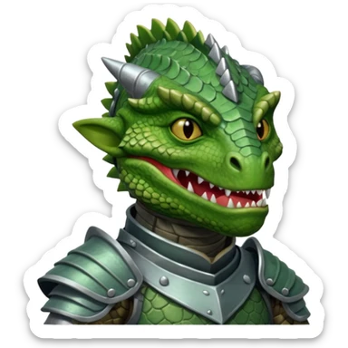 argonian warrior cringe sticker