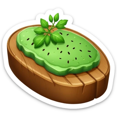 smelly green pork steak sticker