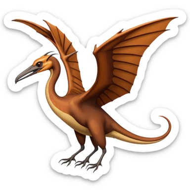 Make a quetzalcoatlus accurate  sticker