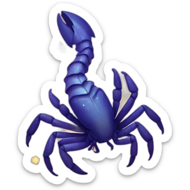 starry scorpio sticker