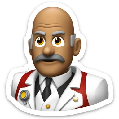 Dr. eggman sticker