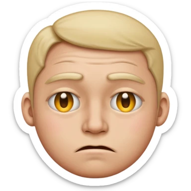 Showing ass hole face emoji sticker